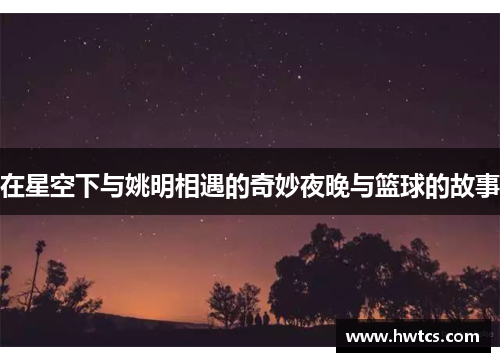 在星空下与姚明相遇的奇妙夜晚与篮球的故事
