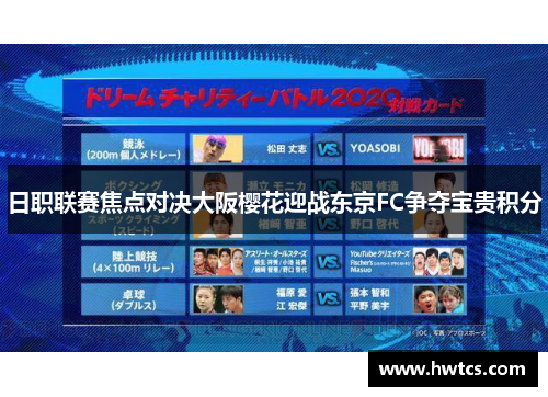 日职联赛焦点对决大阪樱花迎战东京FC争夺宝贵积分